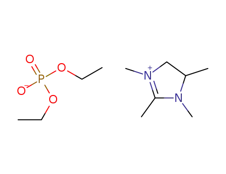 1,2,3,4-tetramethylimidazolinium diethyl phosphate salt