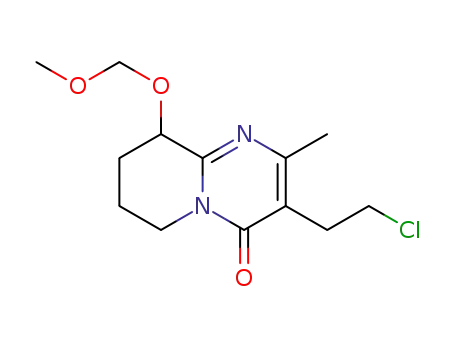 3-(2-chloroethyl)-9-(methoxymethoxy)-2-methyl-6,7,8,9-tetrahydro-4H-pyrido[1,2-α]pyrimidin-4-one