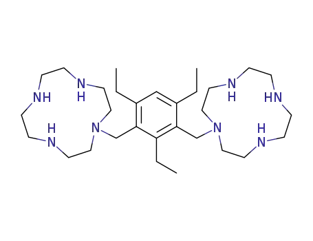 1,1′-((2,4,6-triethyl-1,3-phenylene)bis(methylene))bis(1,4,7,10-tetraazacyclo-dodecane)