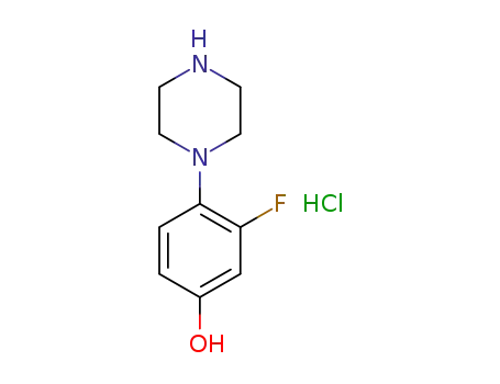 3-fluoro-4-(piperazin-1-yl)phenol hydrochloride