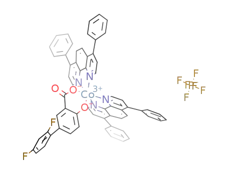 [Co(4,7-diphenyl-1,10-phenanthroline)2(diflunisal)][hexafluorophosphate]