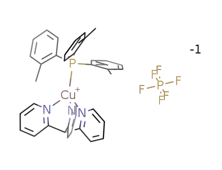 [Cu(tris(2-pyridyl)methane)(tri(orthotolyl)phosphine)] hexafluorophosphate