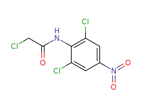 Molecular Structure of 138681-35-3 (Acetamide, 2-chloro-N-(2,6-dichloro-4-nitrophenyl)-)