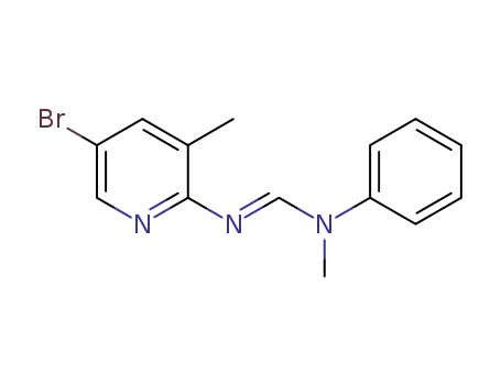 (E)-N'-(5-bromo-3-methylpyridin-2-yl)-N-methyl-N-phenylmethanimidamide