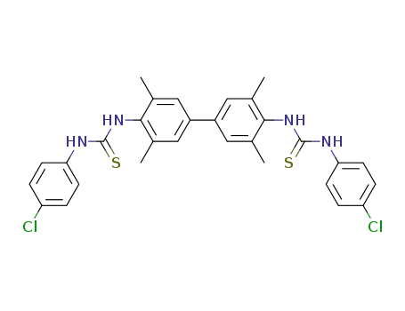 1,1'-(3,3',5,5'-tetramethyl-[1,1'-biphenyl]-4,4'-diyl)bis(3-(4-chlorophenyl)thiourea)