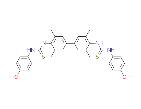 1,1'-(3,3',5,5'-tetramethyl-[1,1'-biphenyl]-4,4'-diyl)bis(3-(4-methoxyphenyl)thiourea)
