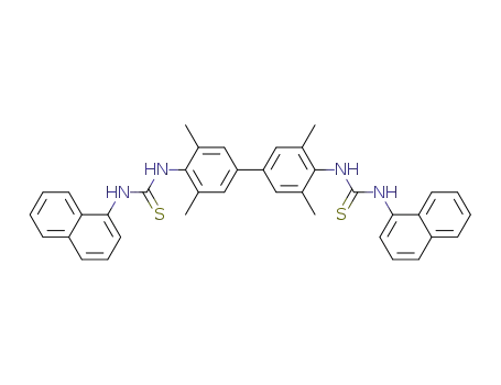1,1'-(3,3',5,5'-tetramethyl-[1,1'-biphenyl]-4,4'-diyl)bis(3-(naphthalen-1-yl)thiourea)