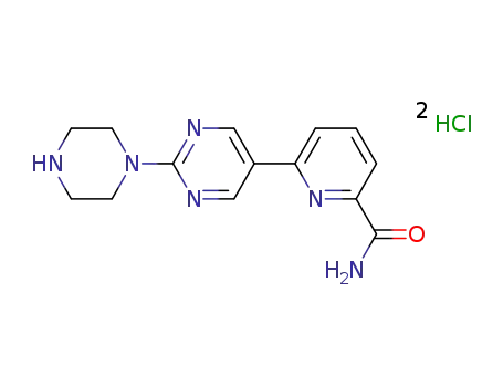 6-(2-(piperazin-1-yl)pyrimidin-5-yl)pyridine-2-carboxamide dihydrochloride