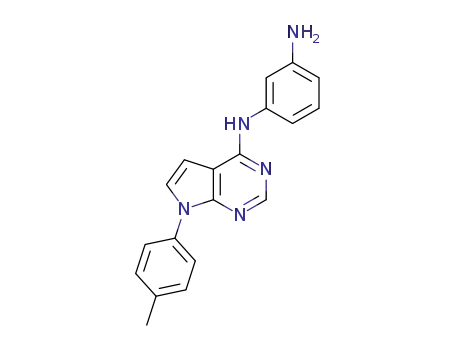 N1-(7-(p-tolyl)-7H-pyrrolo[2,3-d]pyrimidin-4-yl)benzene-1,3-diamine