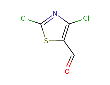 Molecular Structure of 92972-48-0 (2,4-Dichloro-5-thiazolecarboxaldehyde)