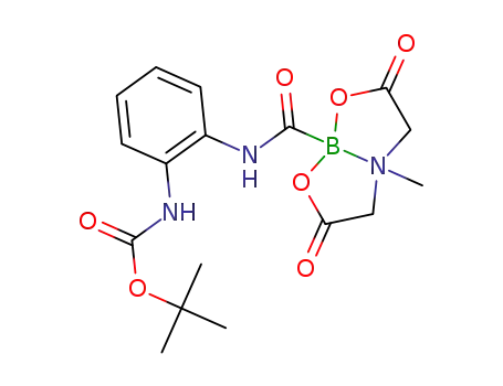 MIDA ((2-((tert-butoxycarbonyl)amino)phenyl)carbamoyl)boronate