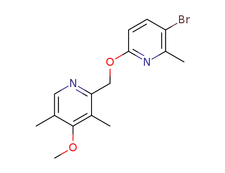 2-{[(5-bromo-6-methylpyridin-2-yl)oxy]methyl}-4-methoxy-3,5-dimethylpyridine