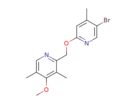 2-{[(5-bromo-4-methylpyridin-2-yl)oxy]methyl}-4-methoxy-3,5-dimethylpyridine