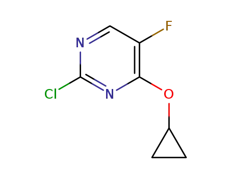 2-chloro-4-cyclopropoxy-5-fluoropyrimidine