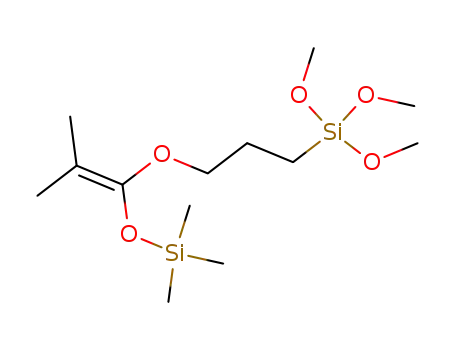 1-(2-(Trimethoxysilyl)propyl)-1-(trimethylsiloxy)-2-methylprop-1-ene