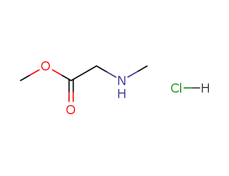 Molecular Structure of 13515-93-0 (Sarcosine methyl ester hydrochloride)
