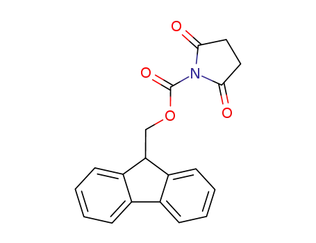Molecular Structure of 102774-86-7 (9H-fluoren-9-ylmethyl 2,5-dioxopyrrolidine-1-carboxylate)