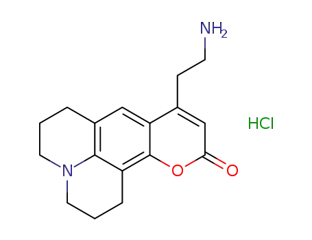 8-(2-aminoethyl)-2,3,4,5-tetrahydro-1H,4H-11-oxa-3a-aza-benzo-[de]anthracen-10-one hydrochloride