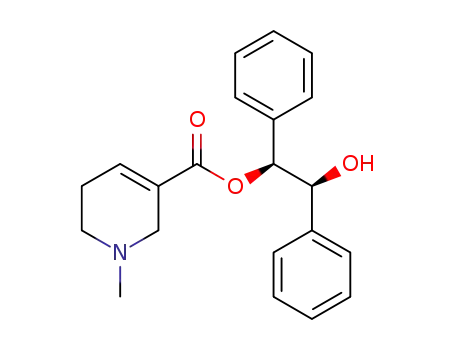 (1S,2S)-(-)-2-hydroxy-1,2-diphenylethyl 1-methyl-1,2,5,6-tetrahydropyridine-3-carboxylate