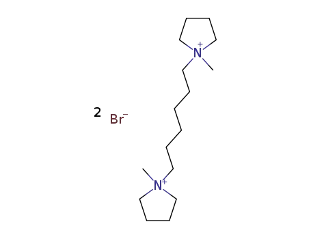 Molecular Structure of 13118-09-7 (1,1-Hexamethylenebis(1-methylpyrrolidinium bromide))