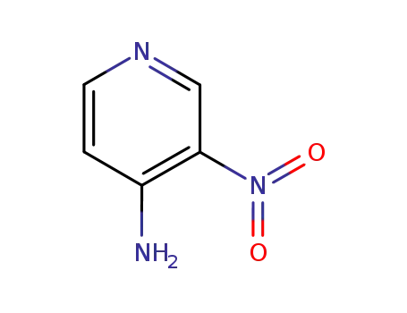 Molecular Structure of 1681-37-4 (4-Amino-3-nitropyridine)