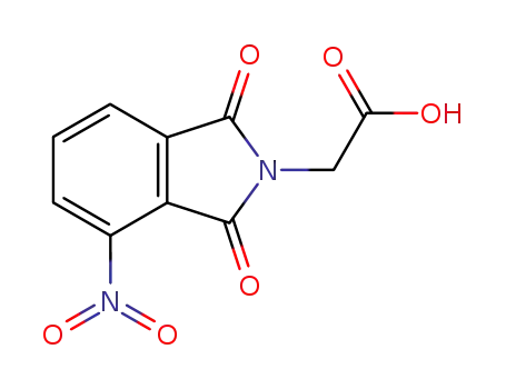 Molecular Structure of 15784-35-7 ((4-NITRO-1,3-DIOXO-1,3-DIHYDRO-ISOINDOL-2-YL)-ACETIC ACID)