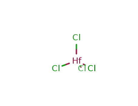 Molecular Structure of 13499-05-3 (Hafnium chloride(HfCl4), (T-4)-)