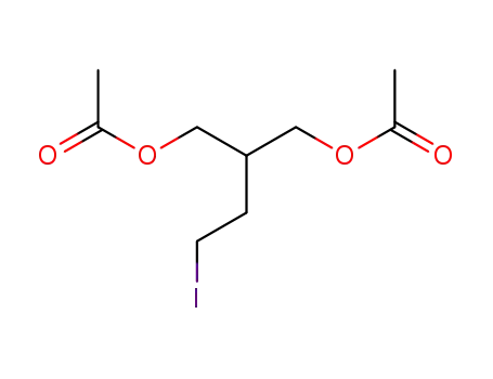 2- (2- 요오도 에틸) -1,3- 프로판 디올 아세테이트