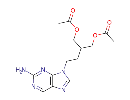 9-(4-acetoxy-3-acetoxymethylbutyl)-2-aminopurine