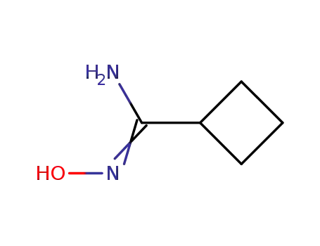 Molecular Structure of 99623-08-2 (N-HYDROXYCYCLOBUTANECARBOXIMIDAMIDE)