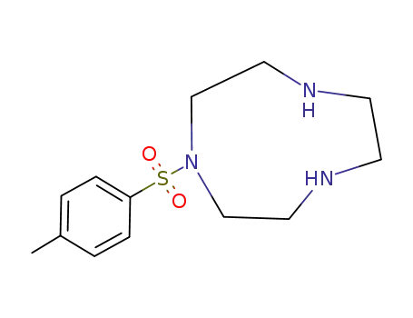 Molecular Structure of 129422-96-4 (1H-1,4,7-Triazonine, octahydro-1-[(4-methylphenyl)sulfonyl]-)