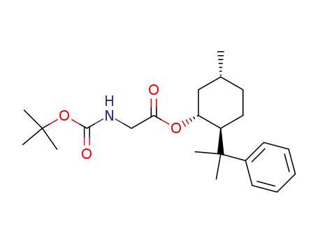 (1R,2S,5R)-2-(1-methyl-1-phenylethyl)-5-methylcyclohexyl (tert-butoxycarbonyl)aminoacetate