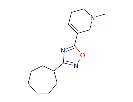 5-(3-Cycloheptyl-[1,2,4]oxadiazol-5-yl)-1-methyl-1,2,3,6-tetrahydro-pyridine