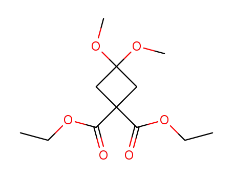 diethyl 3,3-dimethoxycyclobutane-1,1-dicarboxylate
