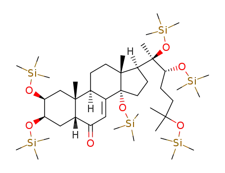 (20R,22R)-2β,3β,14,20,22,25-hexakis-(trimethylsilanyloxy)-5β-cholest-7-en-6-one
