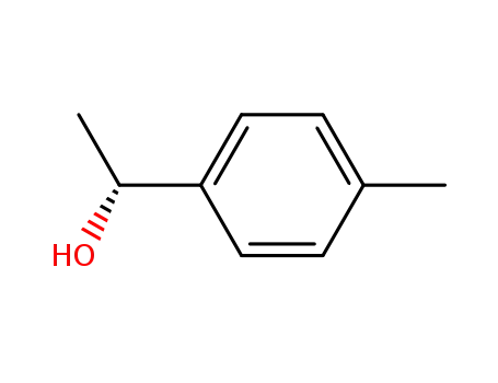 Molecular Structure of 42070-92-8 ((R)-1-(4-Methylphenyl)ethyl alcohol)