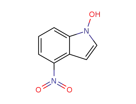 Molecular Structure of 78283-23-5 (1H-Indole, 1-hydroxy-4-nitro-)