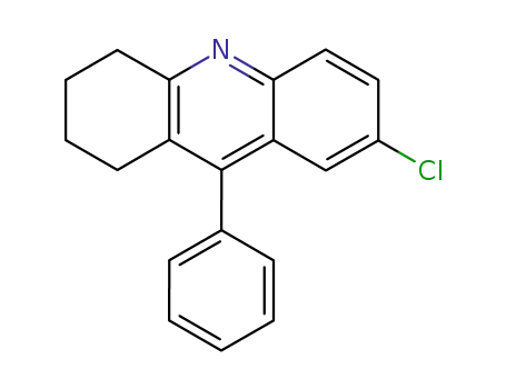 Molecular Structure of 116690-69-8 (Acridine, 7-chloro-1,2,3,4-tetrahydro-9-phenyl-)