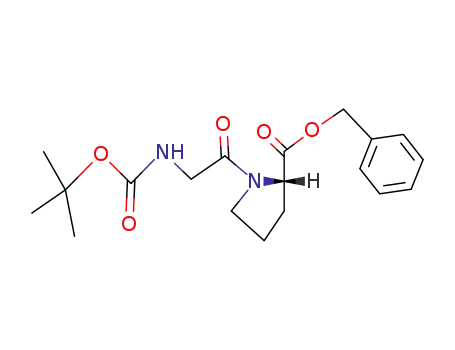 (S)-1-(2-tert-butoxycarbonylaminoacetyl)pyrrolidine-2-carboxylic acid benzyl ester