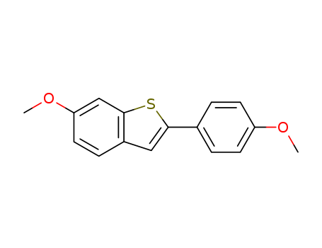 Benzo[b]thiophene,6-methoxy-2-(4-methoxyphenyl)-(63675-74-1)