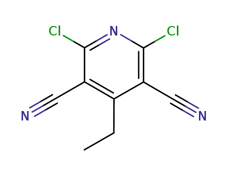 2,6-dichloro-4-ethylpyridine-3,5-dicarbonitrile