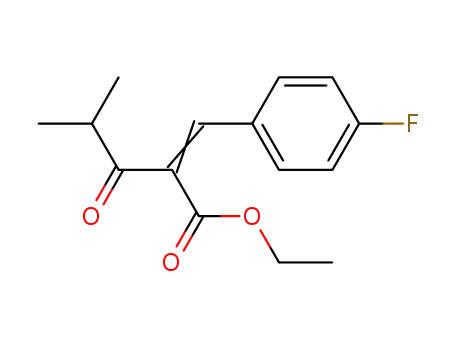 Pentanoic acid, 2-[(4-fluorophenyl)methylene]-4-methyl-3-oxo-, ethyl
ester
