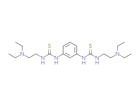 1,3-bis-1-<(N,N-diethylamino)ethyl>thioureido>benzene