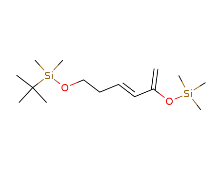 (E)-6-(tert-Butyl-dimethyl-silanyloxy)-2-trimethylsilanyloxy-hexa-1,3-diene