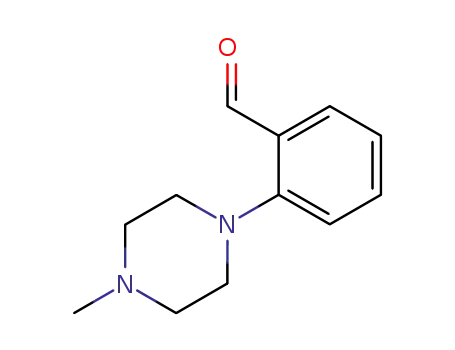 Molecular Structure of 85803-62-9 (2-(4-METHYLPIPERAZINO)BENZALDEHYDE)