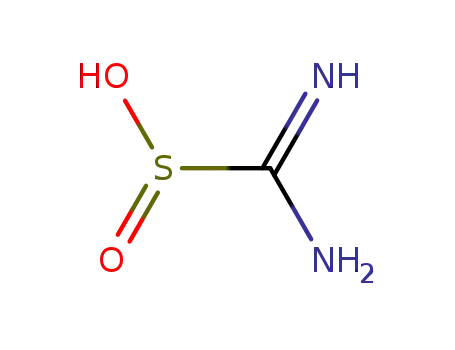 Molecular Structure of 1758-73-2 (Thiourea dioxide)