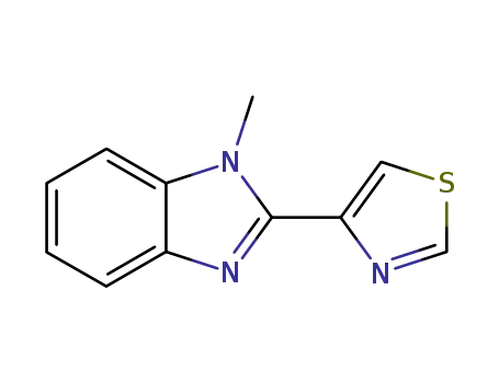 4-(1-methyl-1H-benzo[d]imidazol-2-yl)thiazole