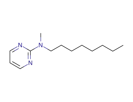 Molecular Structure of 141193-16-0 (2-Pyrimidinamine, N-methyl-N-octyl-)