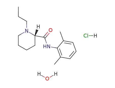 Molecular Structure of 132112-35-7 (Ropivacaine hydrochloride)