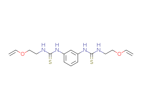 Thiourea, N,N''-1,3-phenylenebis[N'-[2-(ethenyloxy)ethyl]-